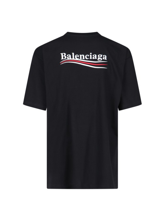 BALENCIAGA ヴィンテージ デザイン コットン Tシャツ ロゴ Balenciaga Vintage Black Cotton Jersey T-Shirt With