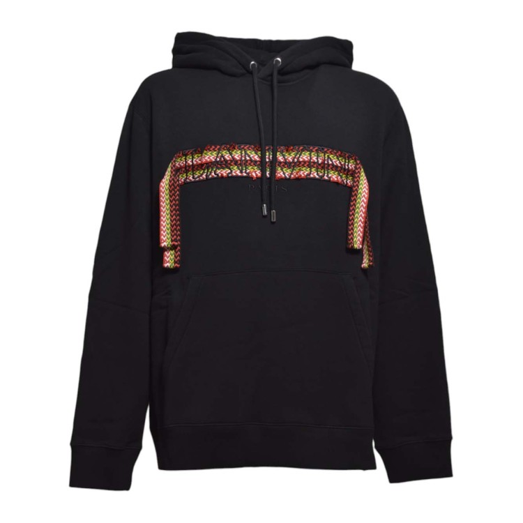 パーカー・フーディ Lanvin Black Cotton Curb Lace Hoodie Lanvin Curb-lace Cotton Hoodie | Black | FARFETCH