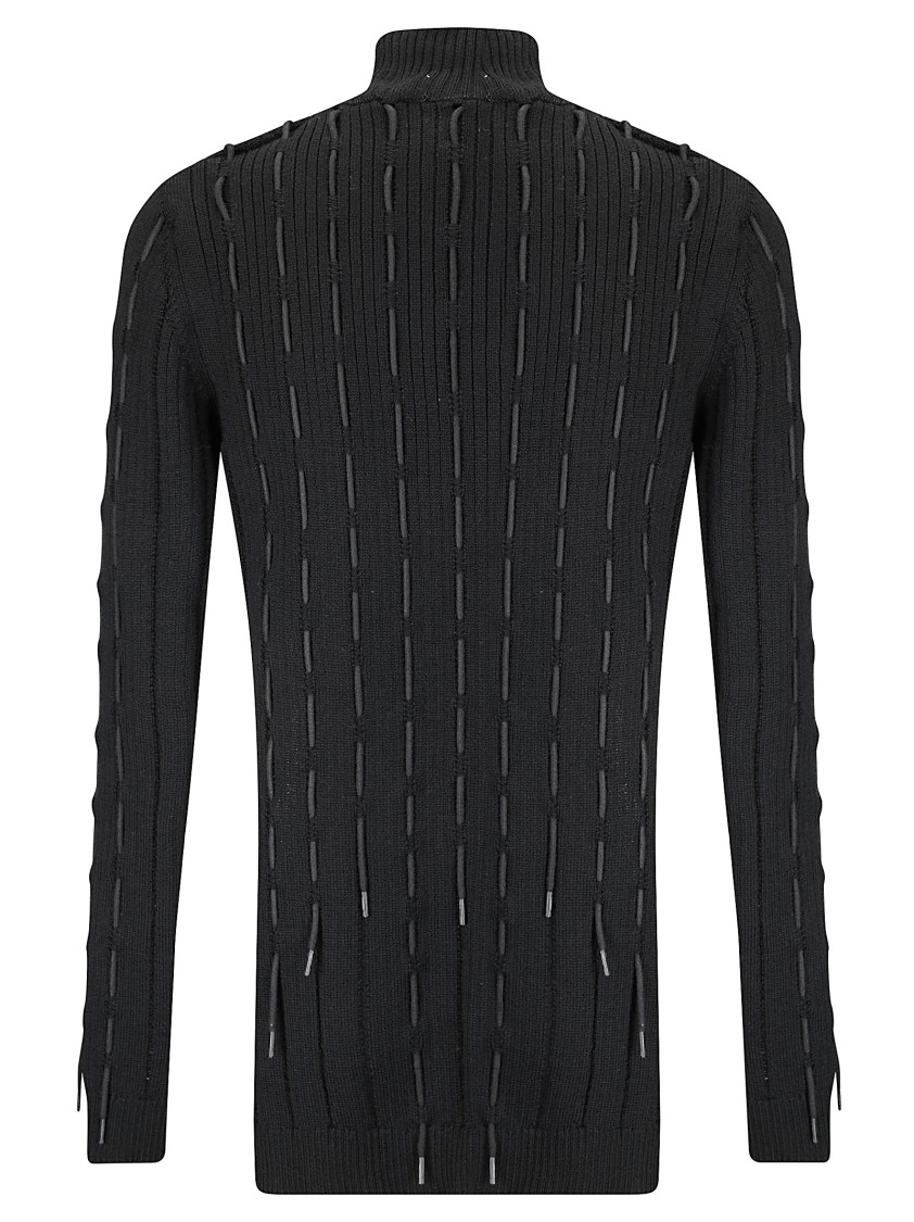 Institution Wool Sweater In Black