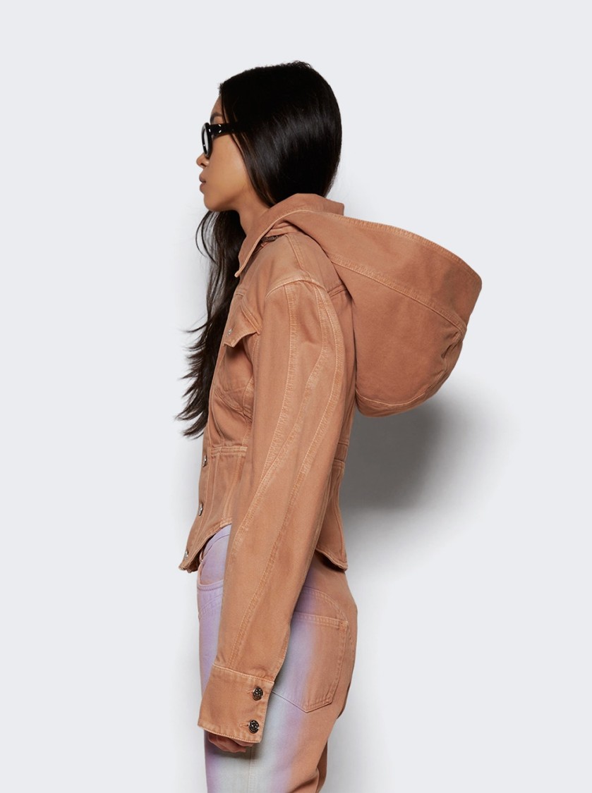 Mugler Corseted Denim Jacket