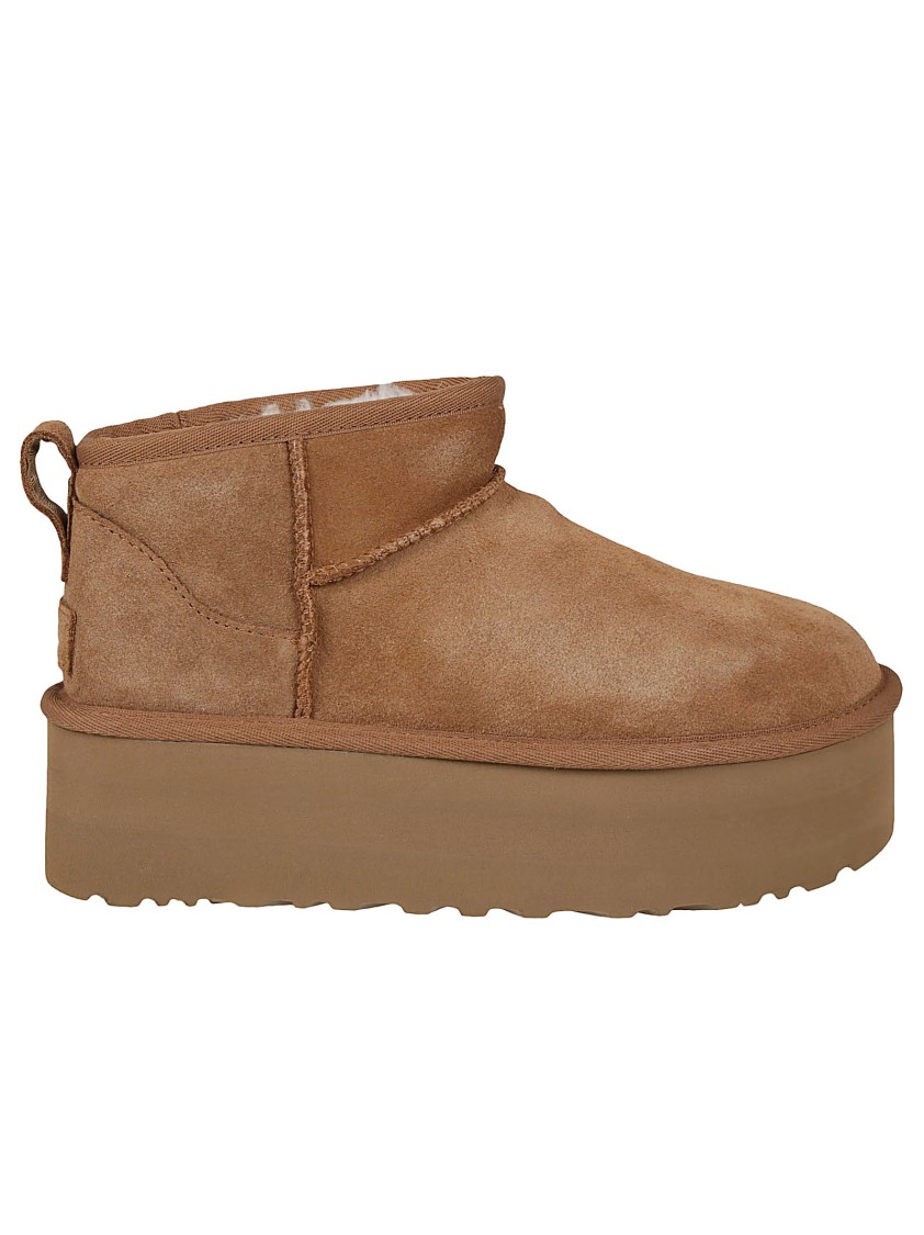 Ugg W Classic Ultra Mini Platform Boots In Brown