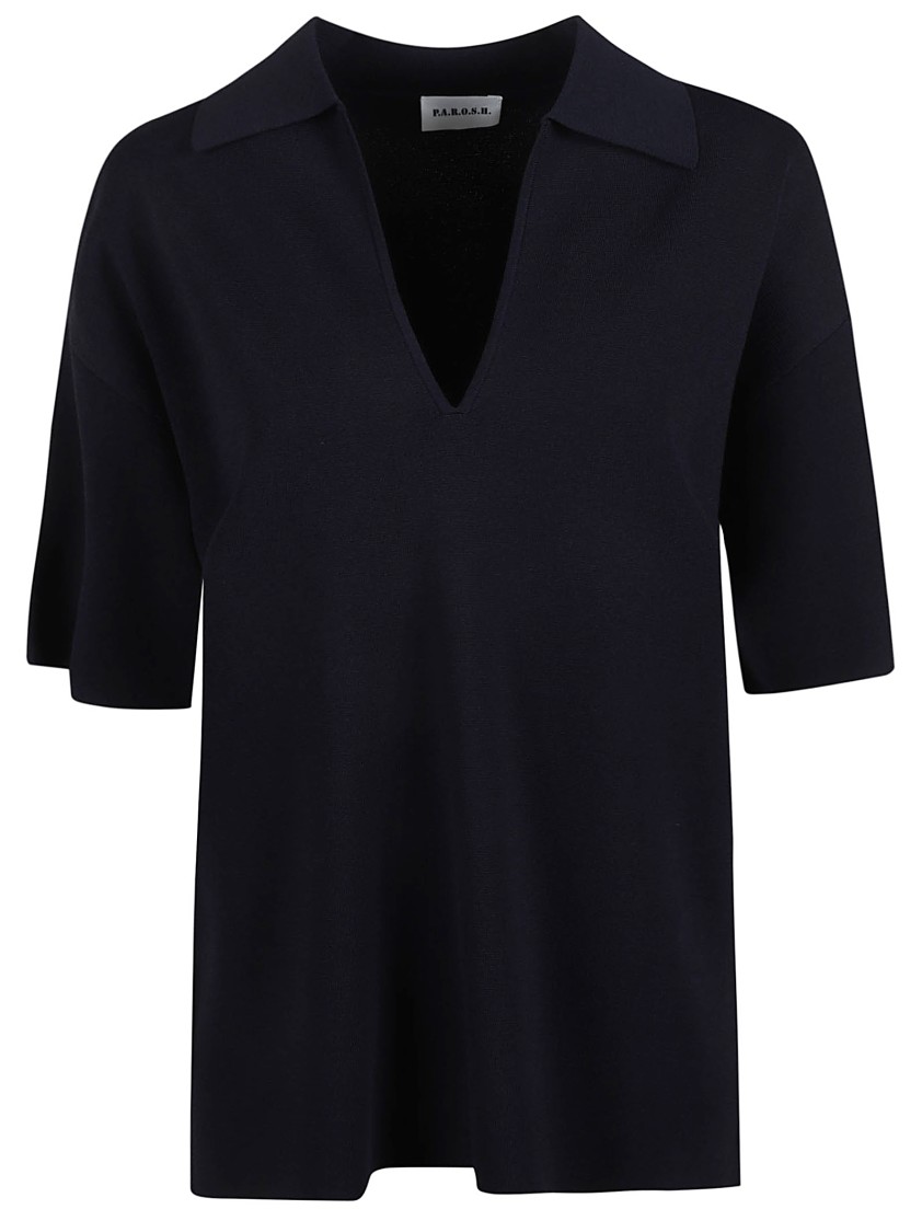 P.a.r.o.s.h Maglia In Jersey In Black