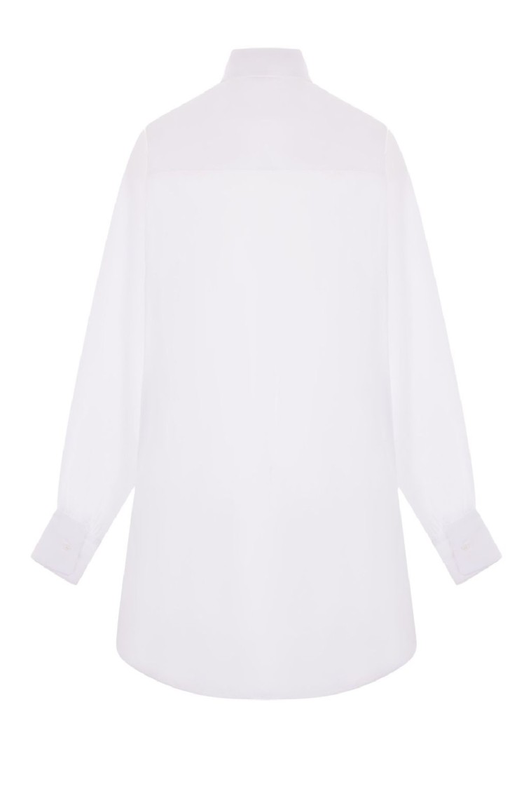 Ermanno Scervino Classic Button-down Shirt With Floral Embroidery In White