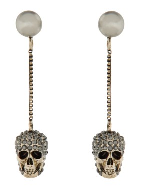【関税&送料込】Alexander Mcqueen Orecchini A Cerchio Skull Alexander Mcqueen Orecchini A Cerchio Skull Earring | THE LIST