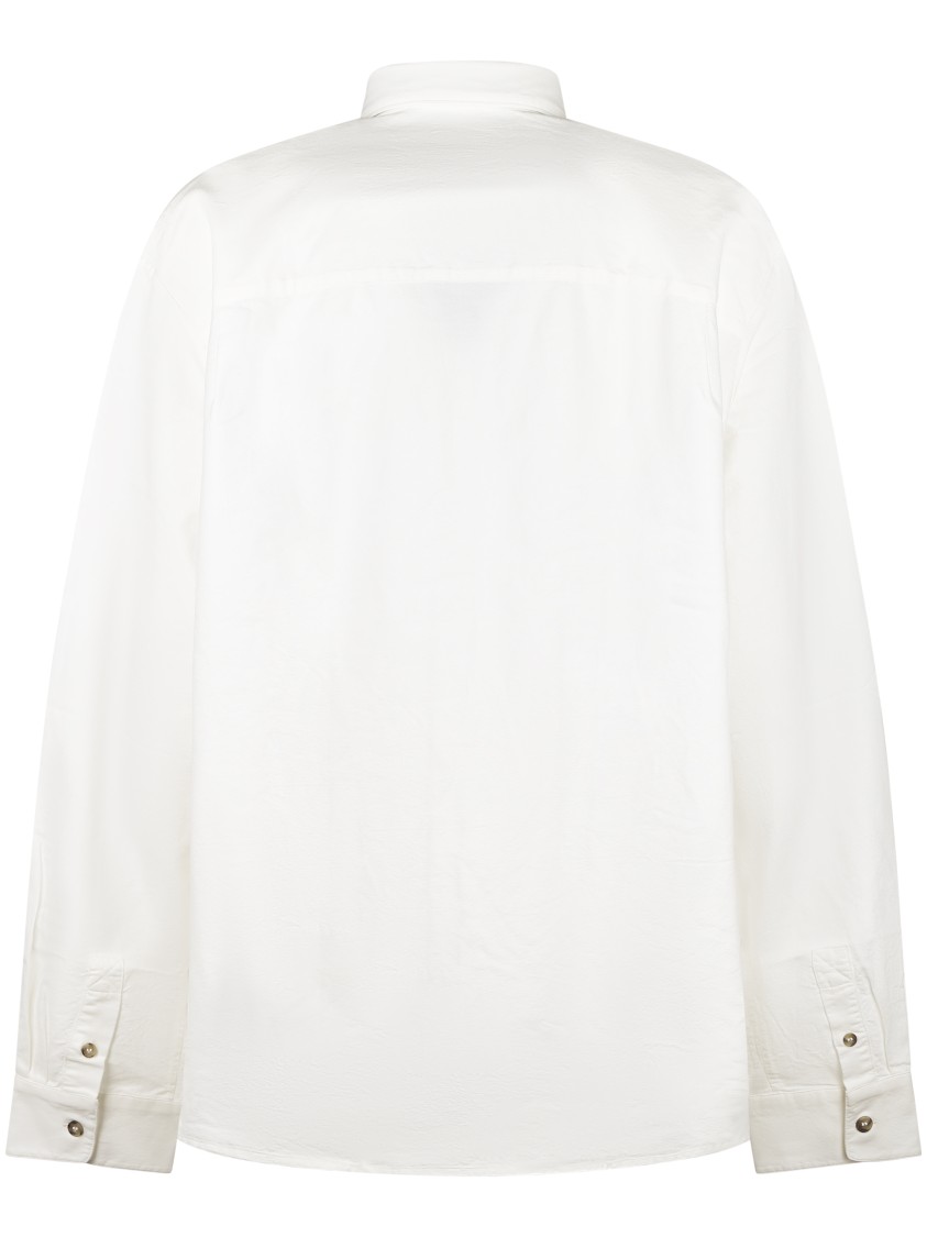 Apc A.p.c. Classic Button-down Shirt With Subtle Logo Detail In Multi