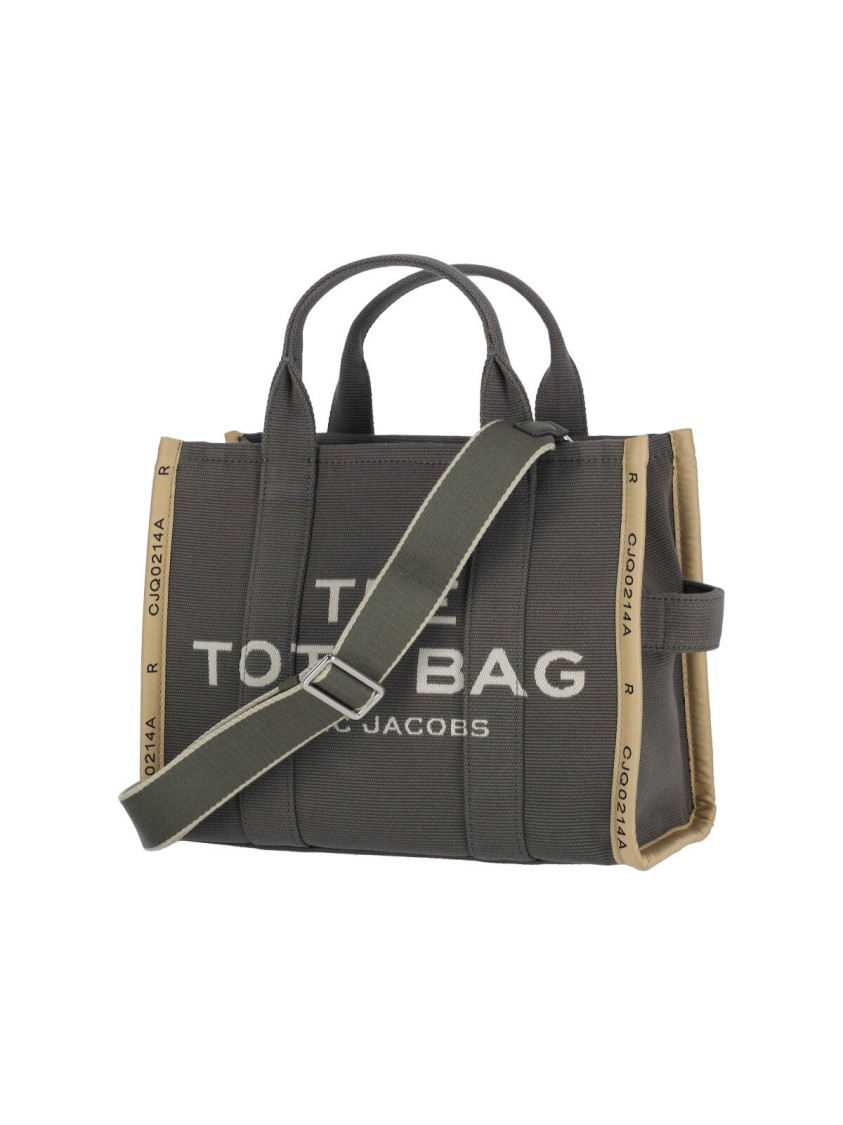 Marc Jacobs "the Jacquard Tote" Medium Bag – Green In Gray