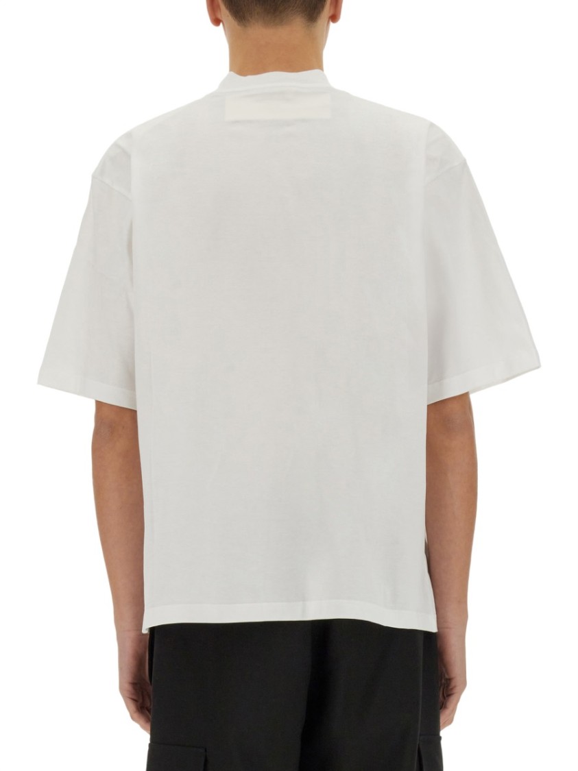 Shop Marni Oversize Fit T-shirt In White