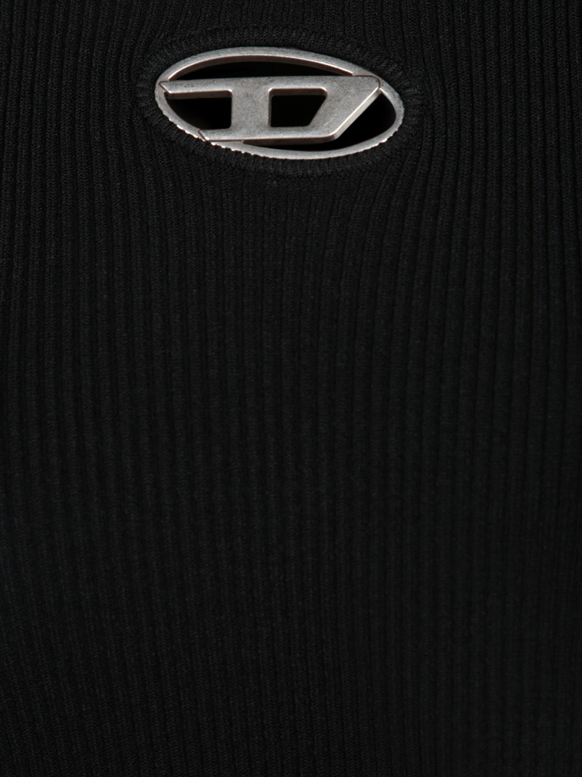 Diesel Form-fitting Ribbed Mini Dress