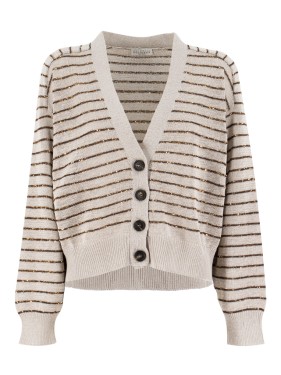 【関税＆送料込み】Brunello Cucinelli 'Rustic Dazzling Net' Brunello Cucinelli Rustic Dazzling Net Sweater | Sendegaro US