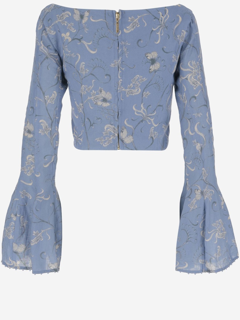 Agua By Agua Bendita Limoncillo Lymanopoda Short Top In Blue