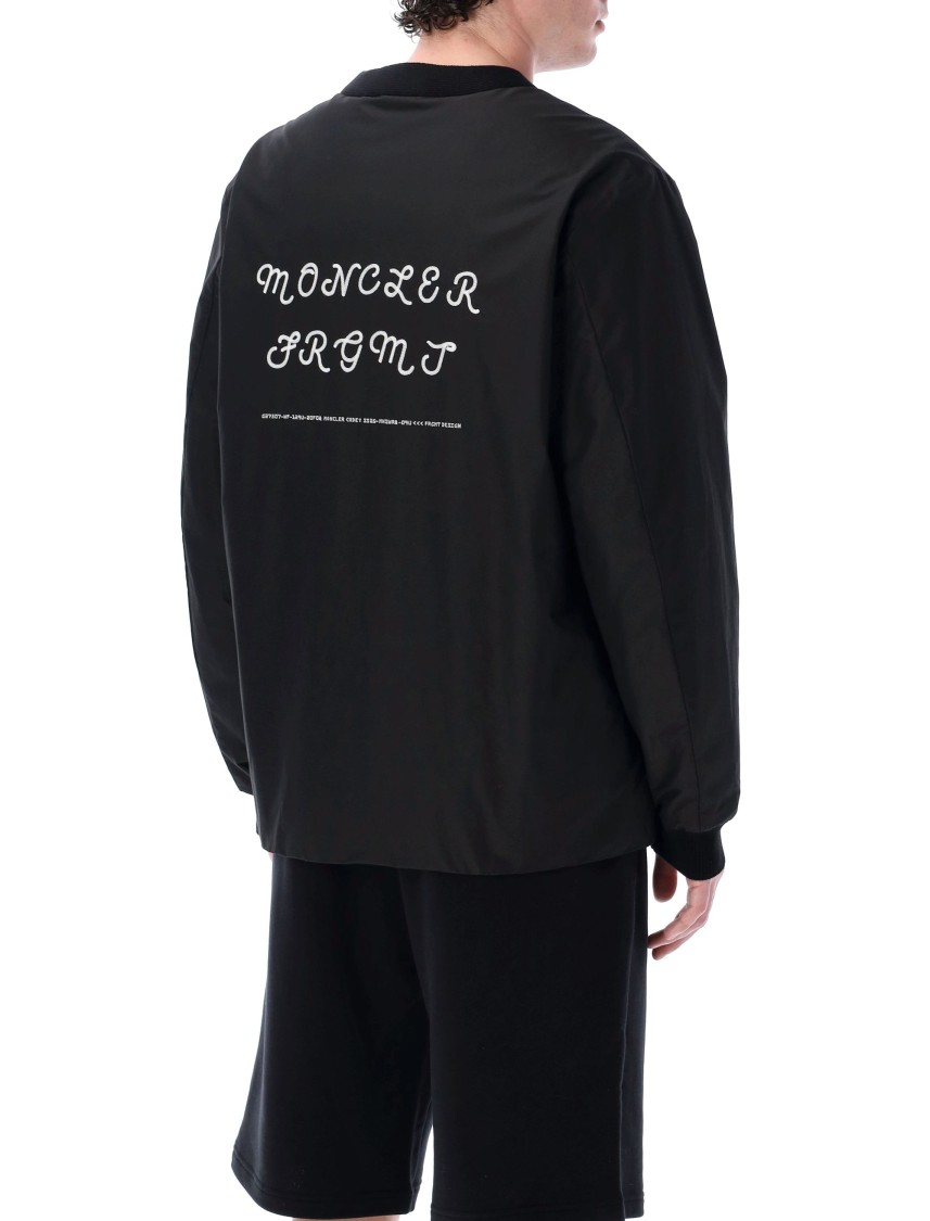 Moncler Genius Moncler X Fragment Hiroshi Fujiwara Anise Short Down Jacket In Black