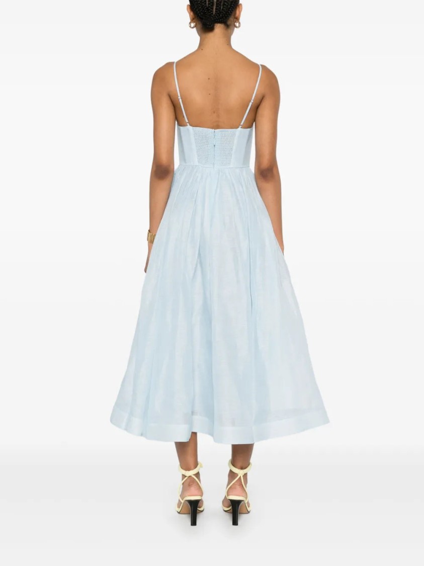 Shop Zimmermann Illuminate V-neck Midi Dress
