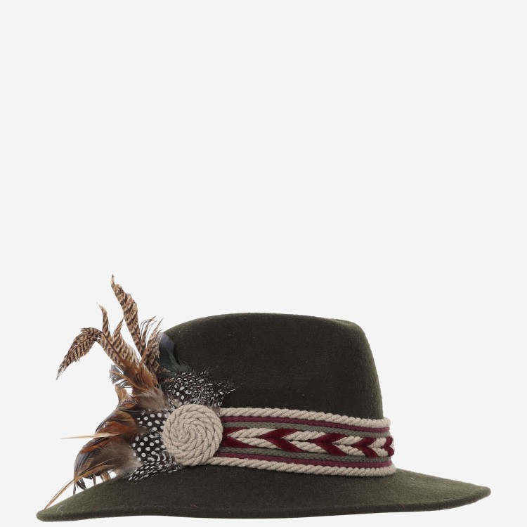 ハット Alexia Alvarez De Toledo Handcrafted Black Wool Hat With Alexia Alvarez De Toledo Handcrafted Black Wool Hat With