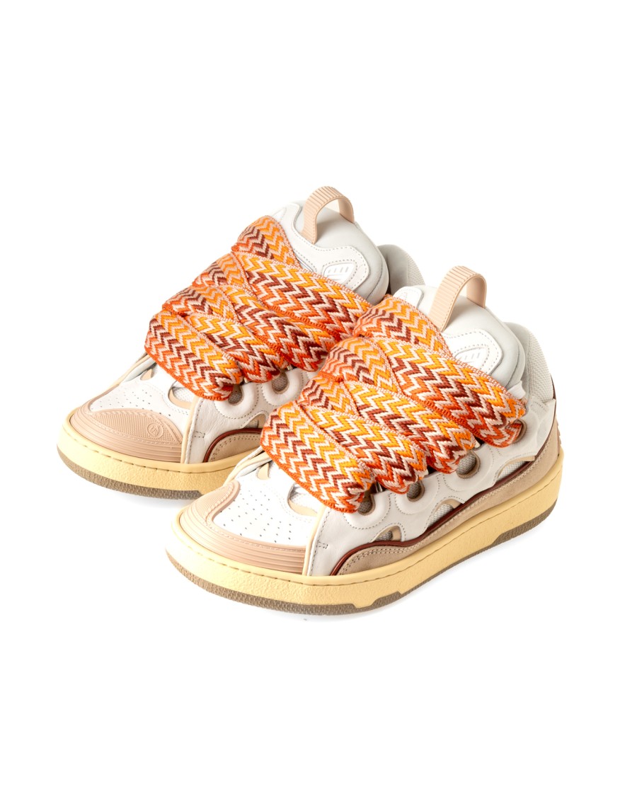 Lanvin The Curb Sneaker In Neutral