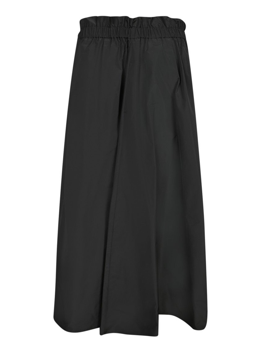 Herno Flared Midi Skirt With Elasticated Waistband