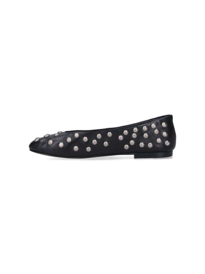 Shop Gimaguas Ballerinas With Studs – Black