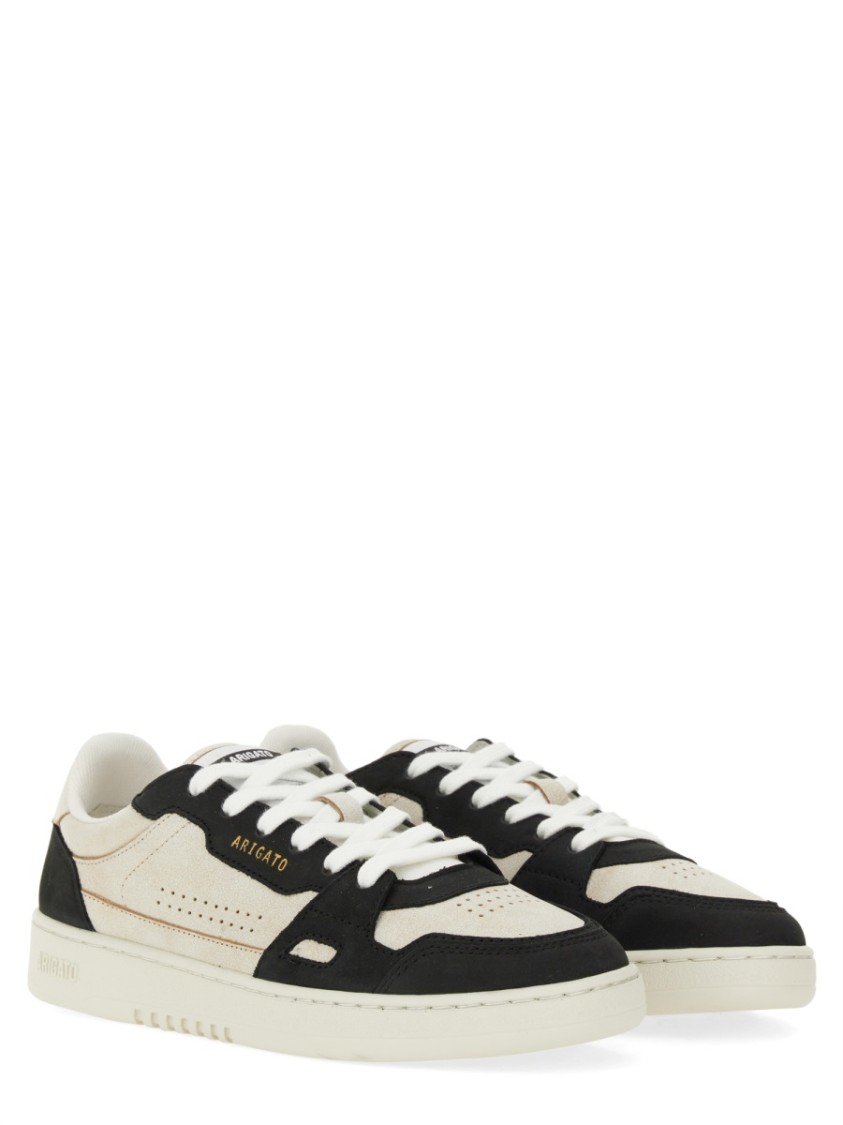 Axel Arigato White Black Round Toe Sneakers