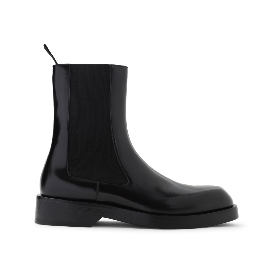 Jil Sander Calf Leather Chelsea Boots In Black
