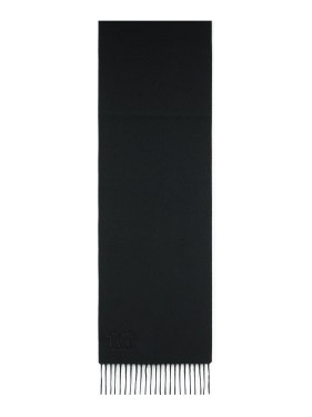 Max Mara Fumana Stole In Butter White Jacquard Fabric Scarf