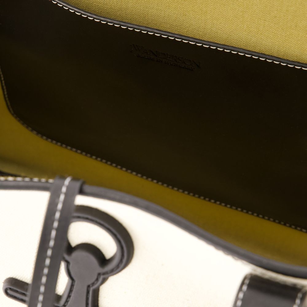Jw Anderson Belt Tote Handbag In White