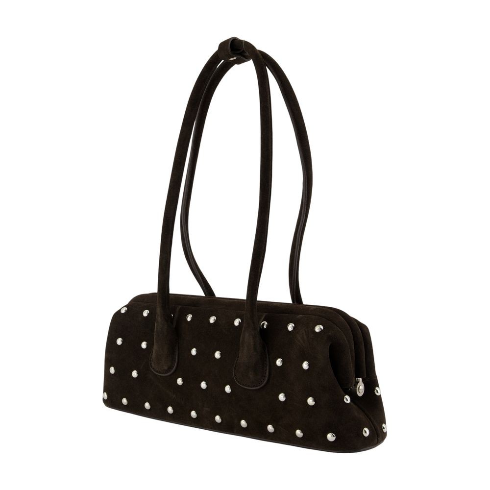 Osoi Boat Wide Mini Shoulder Bag In Black