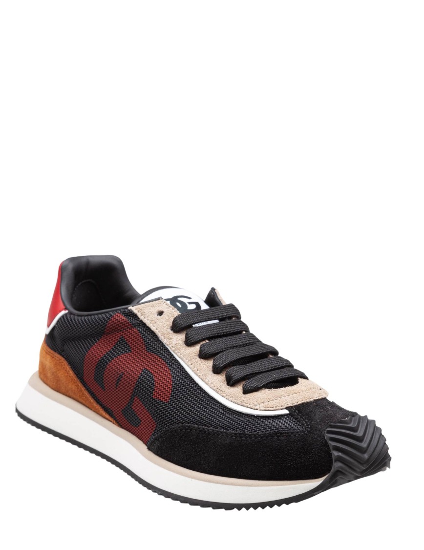 Dolce & Gabbana Dg Cushion Sneaker Sneakers Multicolor In Black