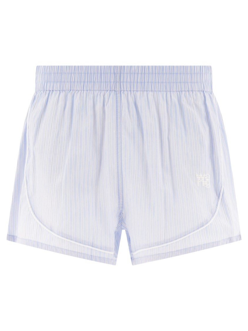 Alexander Wang Relaxed Fit Sport Shorts In White