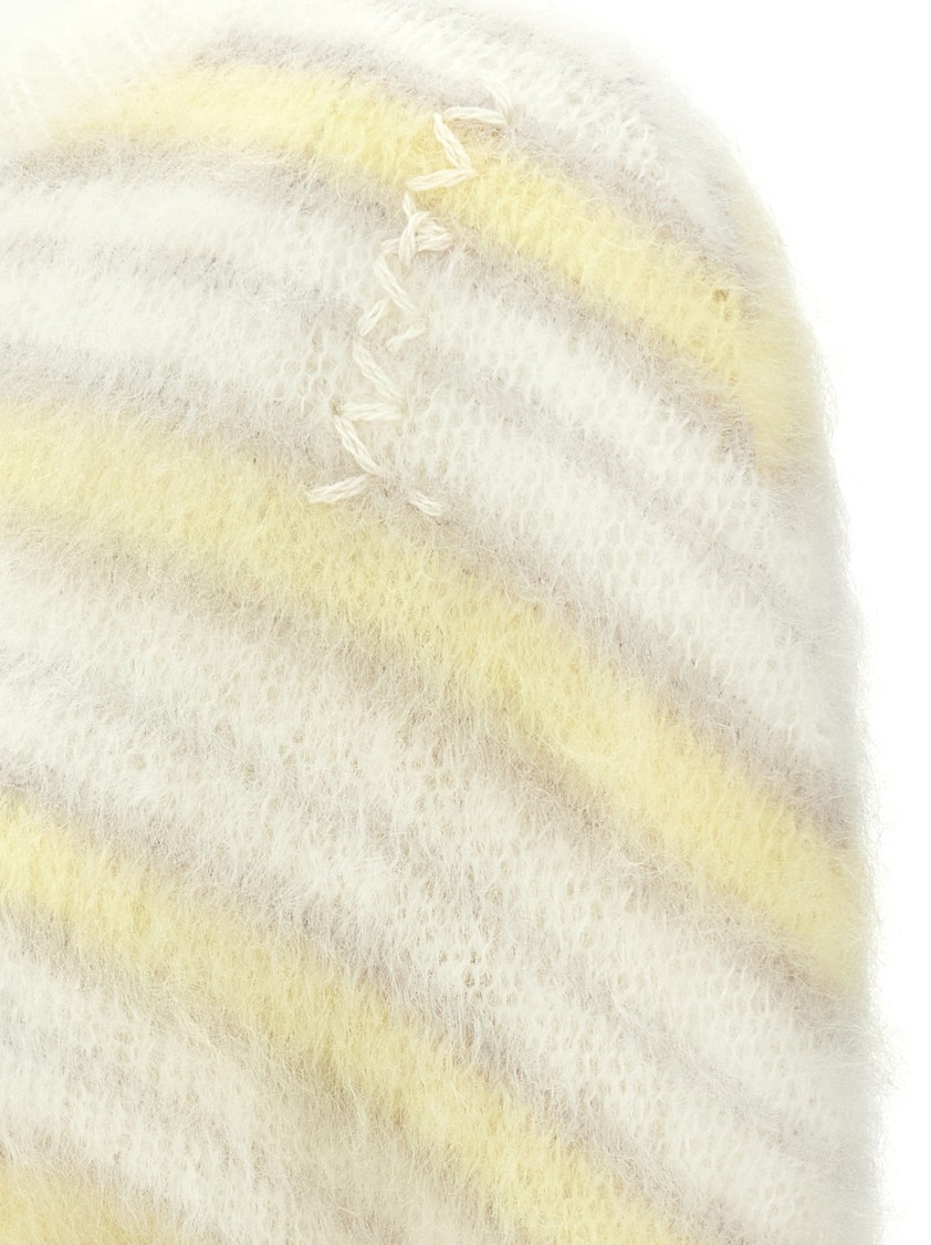 Marni Cozy Crewneck Sweater Shoulder Detail In Multi