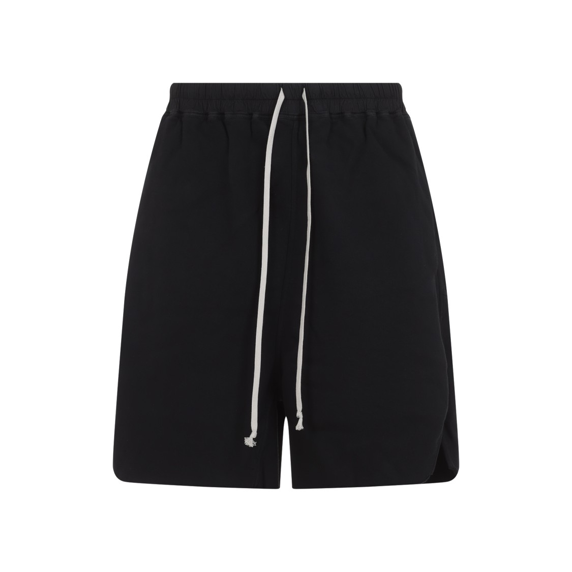 Rick Owens Drkshdw Black Hollywood Long Boxers Butt Zipp Shorts In Black