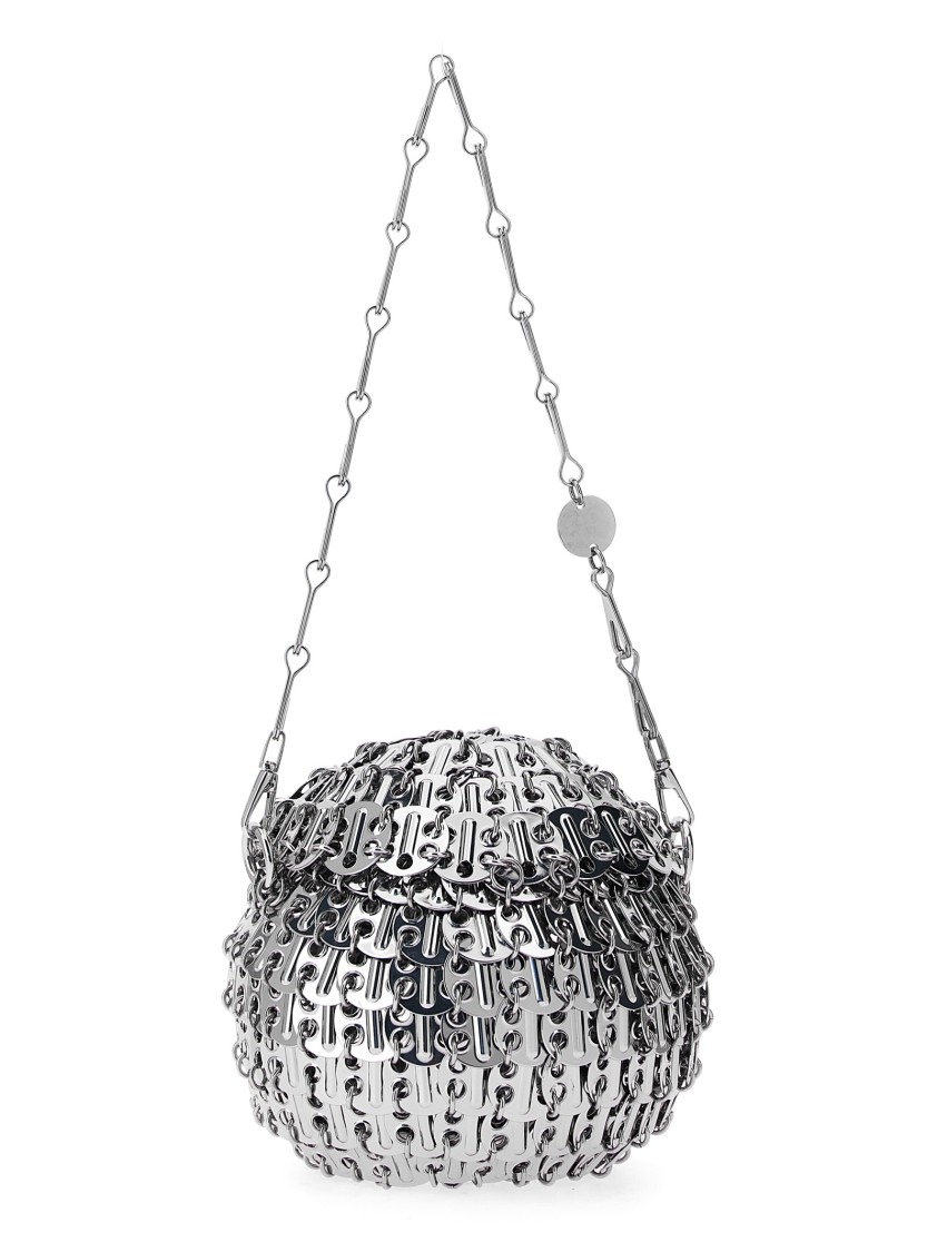 Rabanne Paco '1969 Ball' Handbag In Silver
