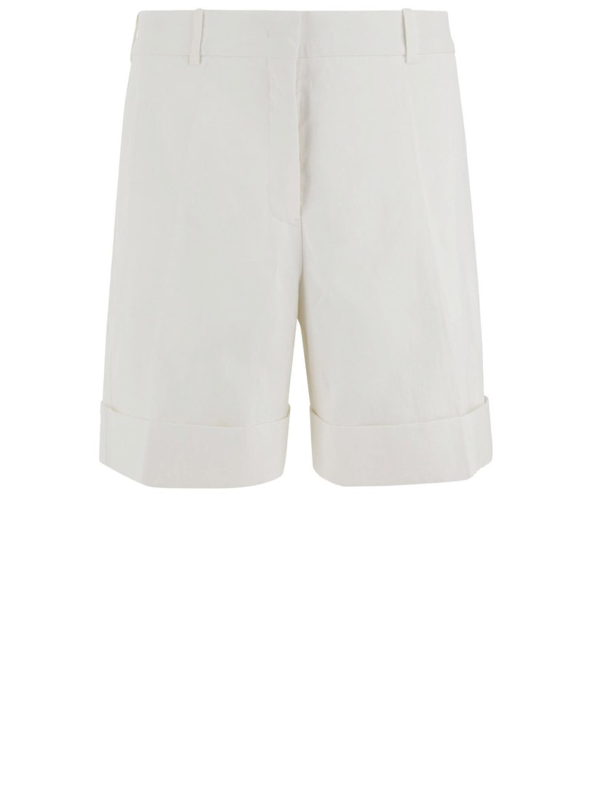 Shop Jil Sander Tailored White Linen Pants