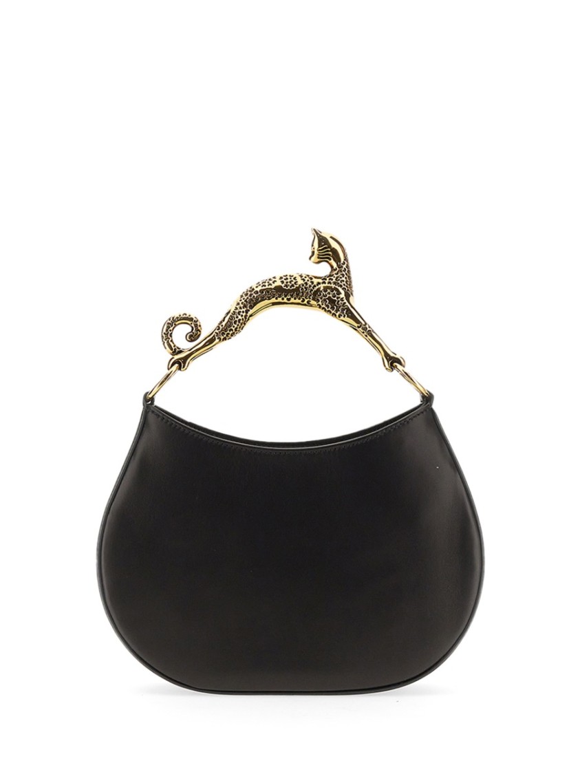Shop Lanvin "cat" Borsa Hobo Bag In Black
