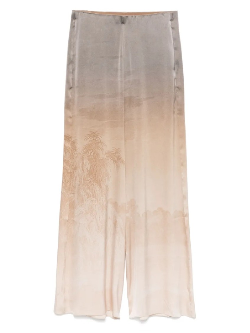 Pierrelouis Mascia Wide-leg Trousers With Gradient Design