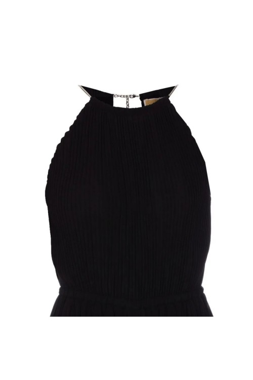 Michael Kors Pleated Dress With High Neckline | THE LIST