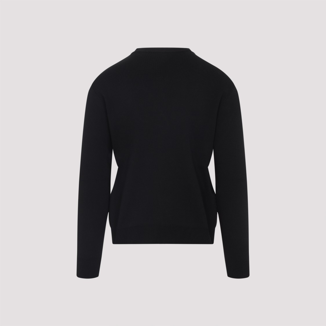 Gucci Men Silk And Cotton Sweater With Intarsia In Black