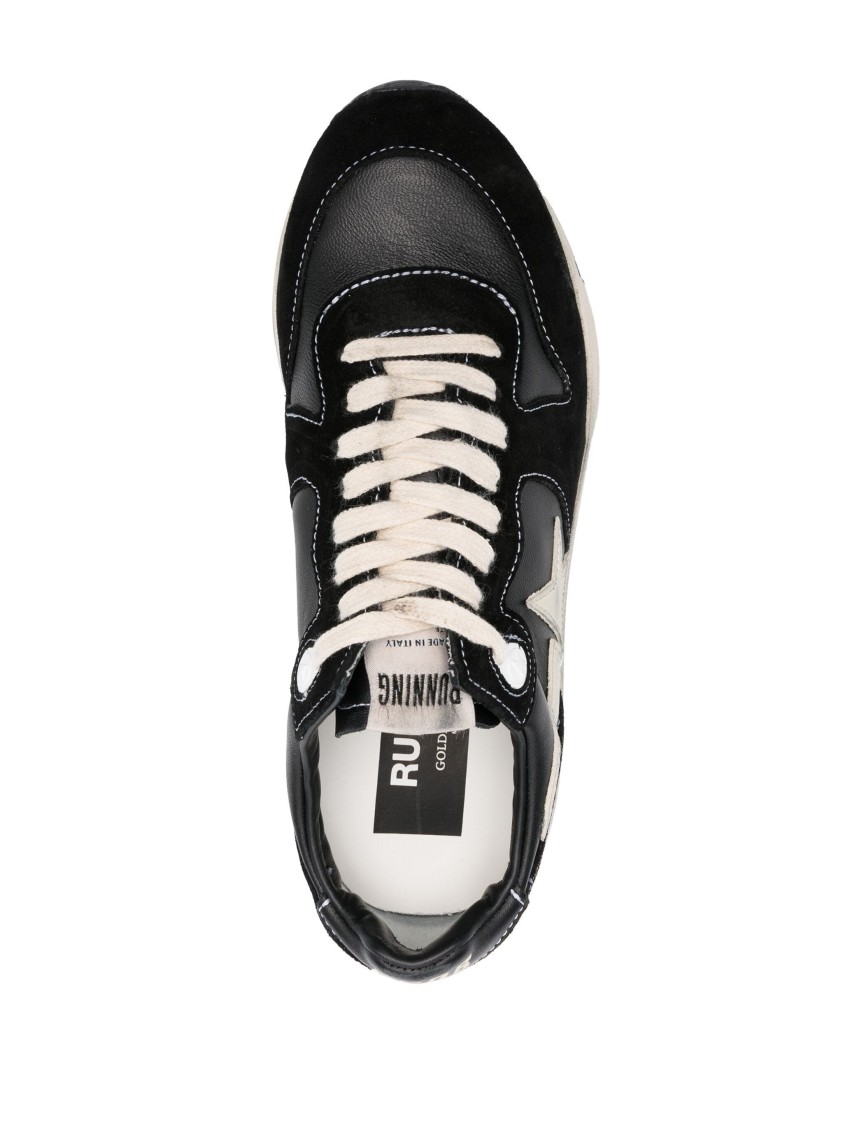 Golden Goose Running Sole Nappa Upper And Heel Leather Star