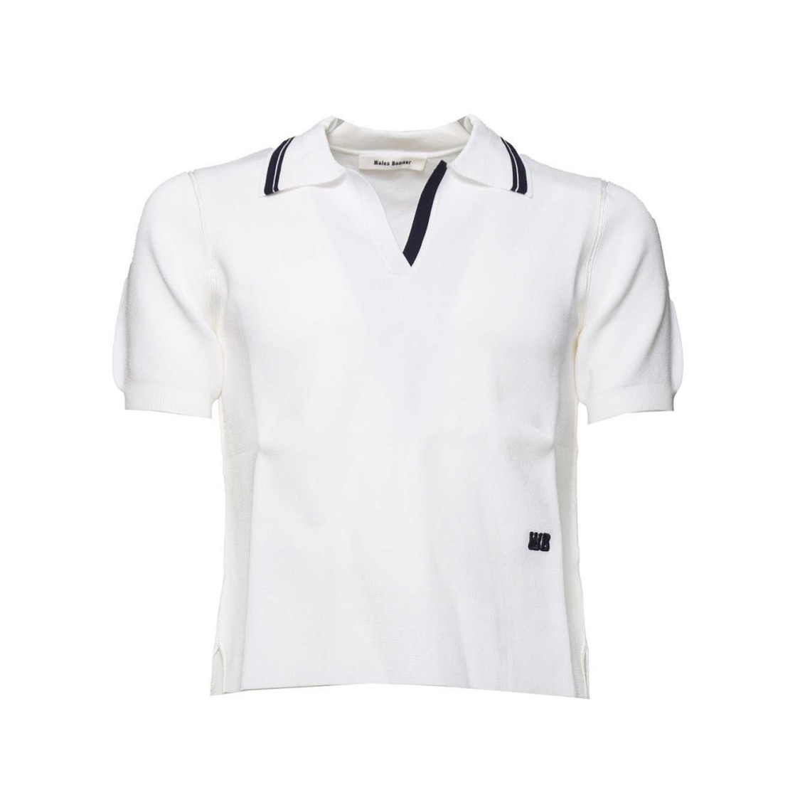 Tシャツ・カットソー Wales Bonner Verse Viscose Polo White Wales Bonner Verse Viscose Polo White T-Shirt | THE LIST