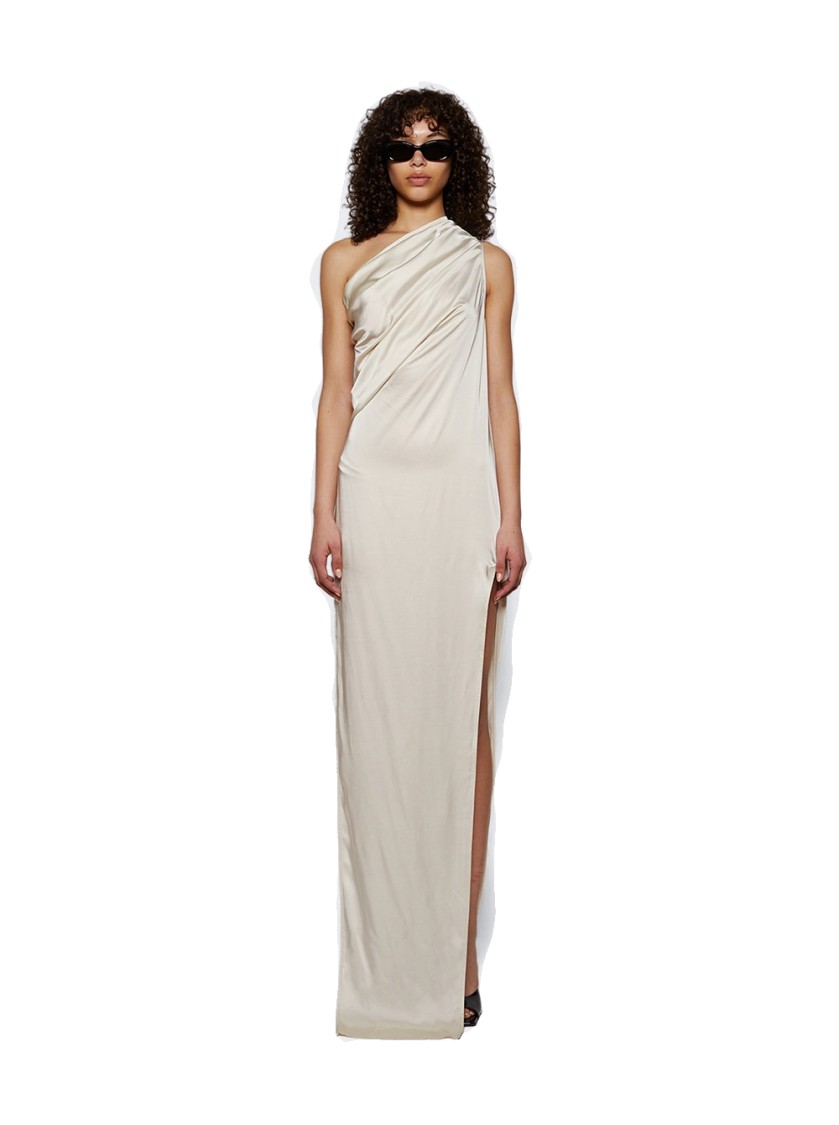 Rick Owens Athena Arrowhead Dress Dinge In Neutrals