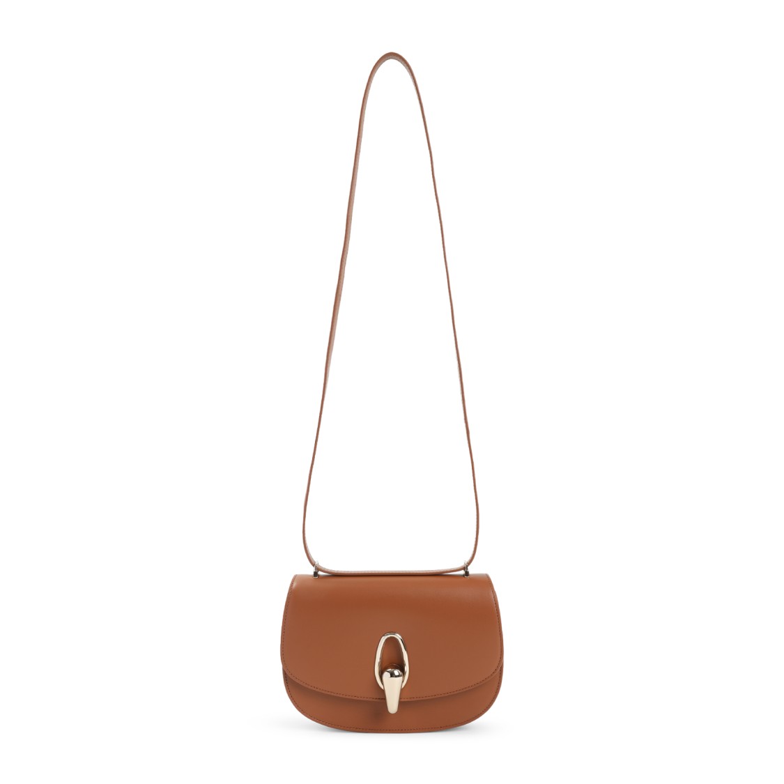 Giorgio Armani Brown Calf Leather Shoulder Bag