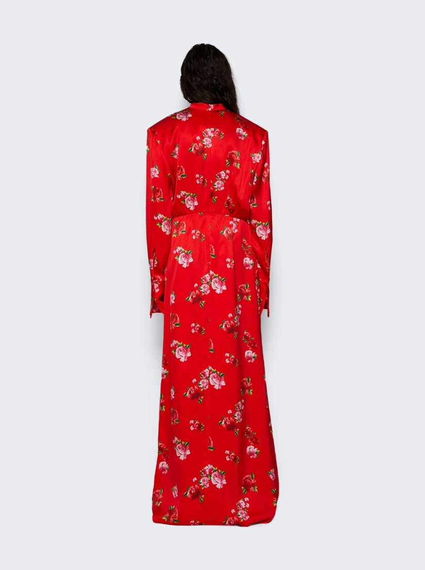 Shop Magda Butrym Round Neck Gown