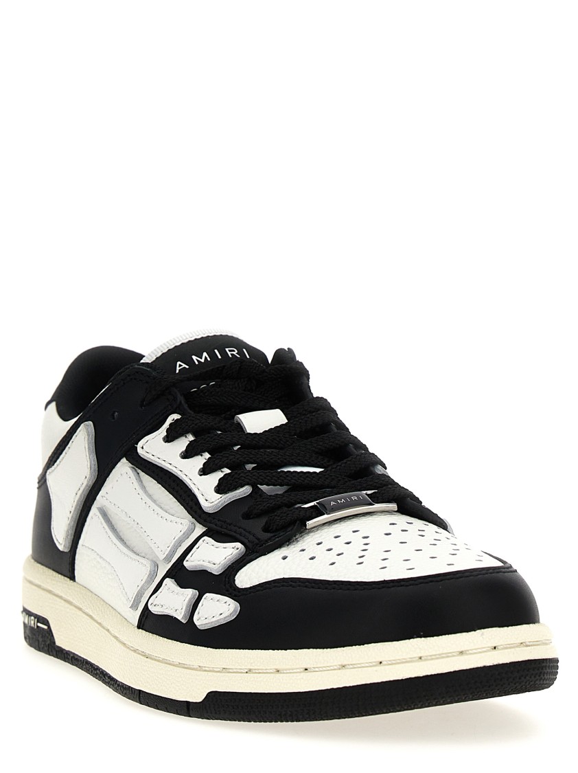 Amiri 'skel Top Low' Sneakers In Black