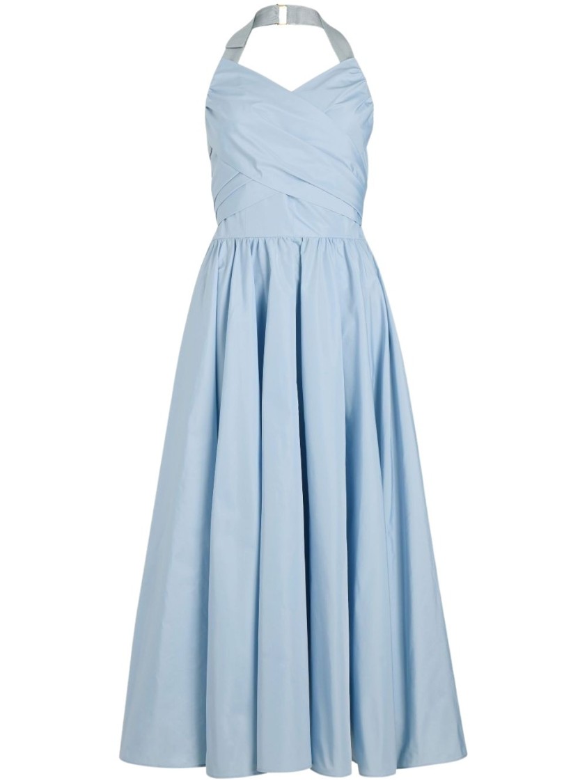 Patou Pastel Ice-colored Midi Dress In Blue