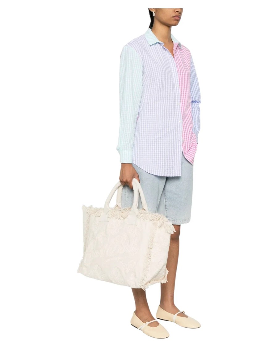 MC2 SAINT BARTH MC2 SAINT BARTH VANITY RUG COTTON CANVAS SHOULDER BAG