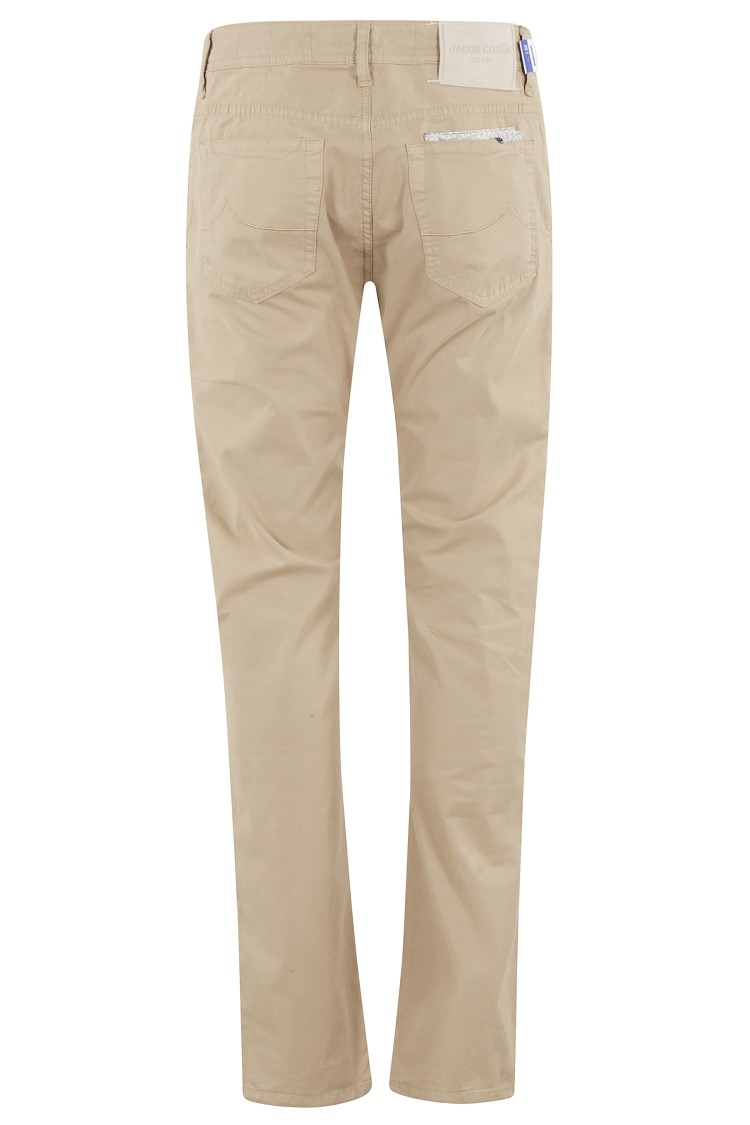 Jacob Cohen Beige Cotton Jeans In Neutrals