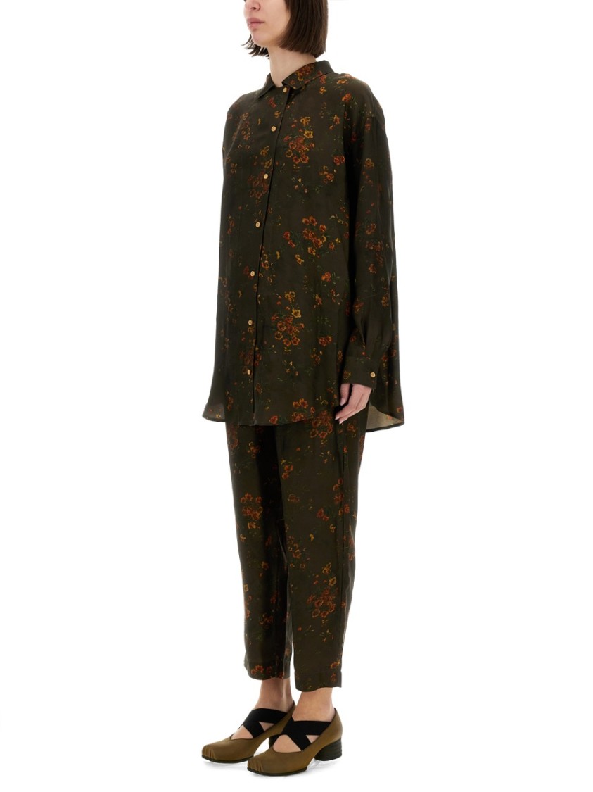 Shop Uma Wang "tyesha" Shirt In Green