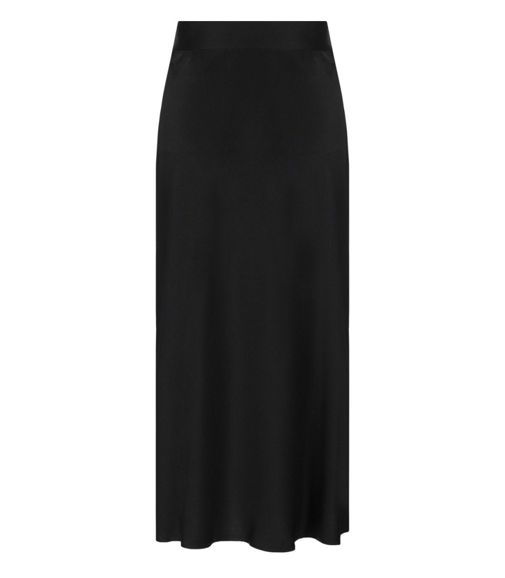 Elisabetta Franchi Black Midi Skirt In Black