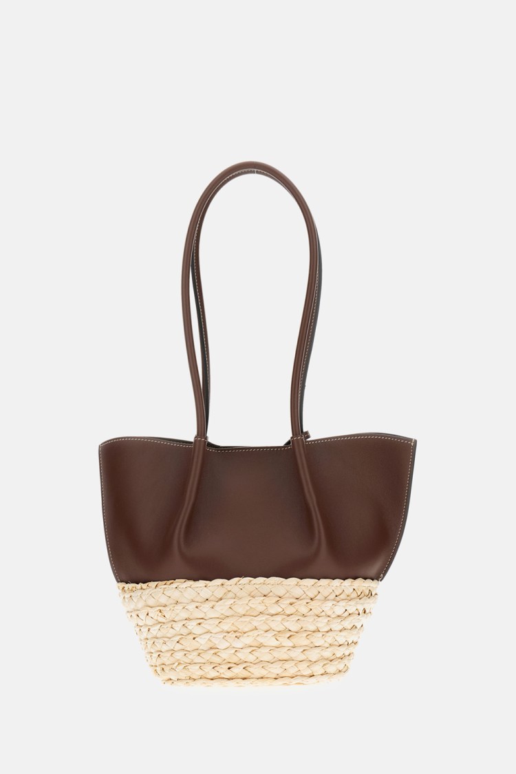 Tod's Bux Shopping Bag Small In Brown