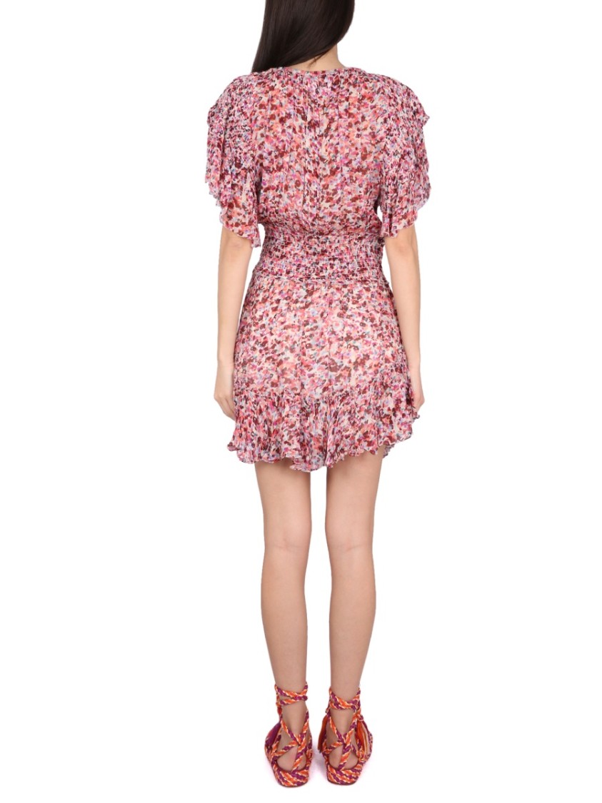 Shop Isabel Marant Étoile Florise Dress In Pink