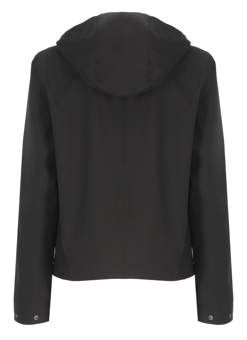 Woolrich Hooded Jacket With Side Slit Pockets