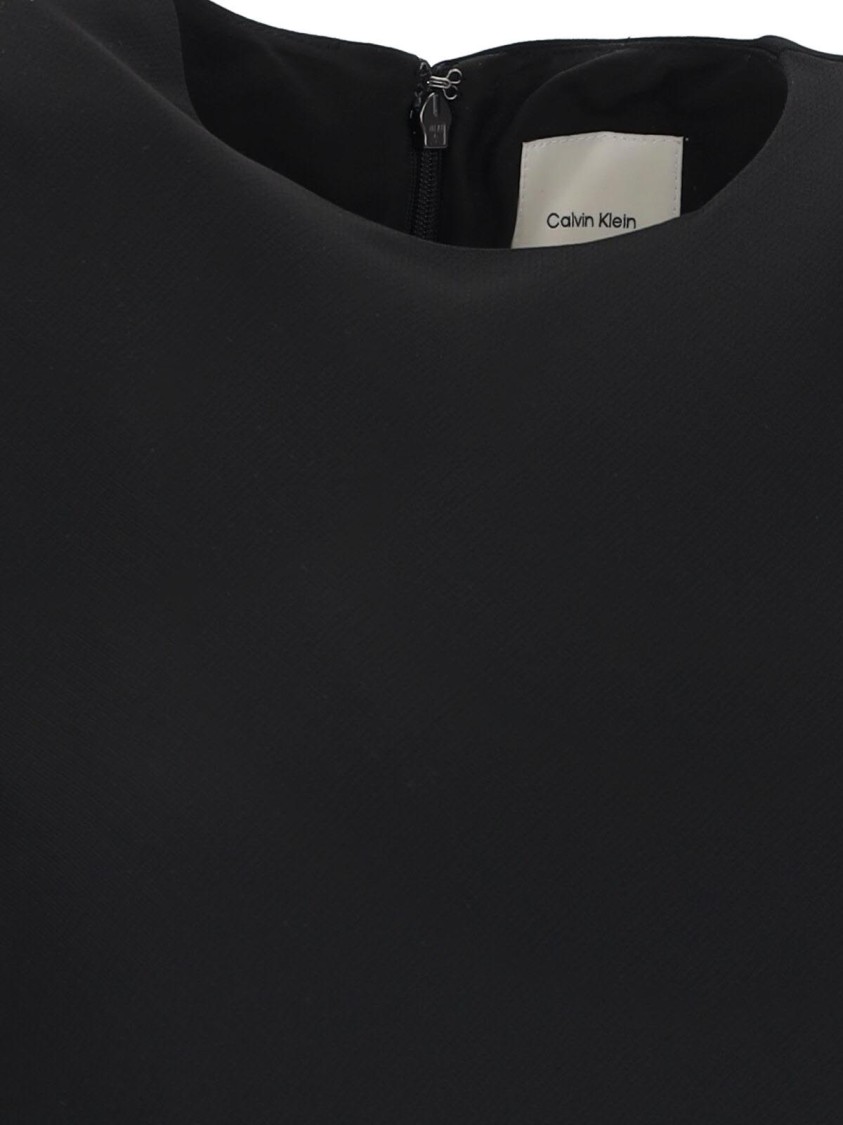 Shop Calvin Klein Classic Black Midi Dress